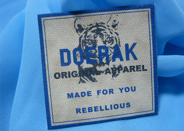 Label Pakaian Sutera Organik yang Disesuaikan, Label Kain Kapas Kecil