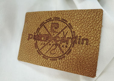 Celana Panjang Adhesive Jeans Leather Patch Label, Custom Leather Shoulder Patch