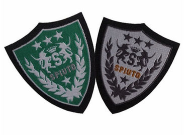 Bahan Kulit Elegan Custom Clothing Patch Dengan Hook Dan Loop