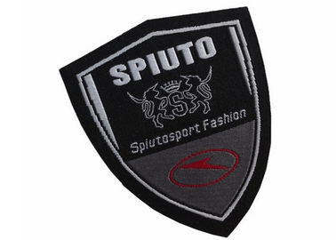 Bahan Kulit Elegan Custom Clothing Patch Dengan Hook Dan Loop