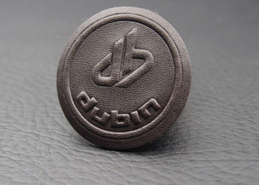 Dicuci Disbossed / Embossed Leather Patches untuk Jeans Customized Logo