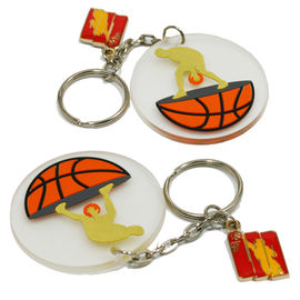 Festival Fashion Design Custom Imprinted Promotional Items Silicone Souvenir Keychain