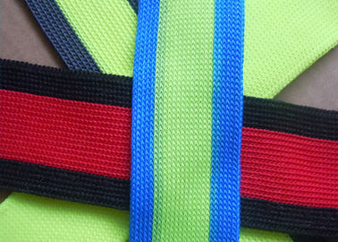 Tape Non Elastik Ramah Lingkungan, Tali Pernis Nylon Reflektif Berwarna-Warni