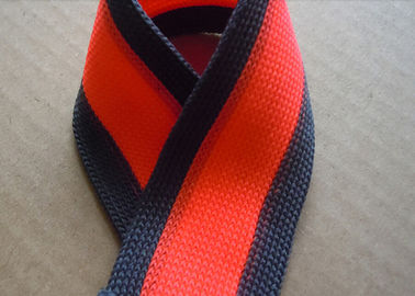 Tape Non Elastik Ramah Lingkungan, Tali Pernis Nylon Reflektif Berwarna-Warni