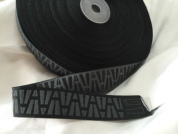 Custom Woven Tape 20mm Herringbone Webbing Tape Untuk Garmen / Topi