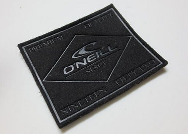 Patch Kulit Personalisasi Label Patch Kulit Jeans Timbul Kustom untuk Pakaian