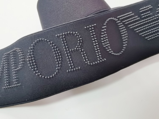 Sikat Gigi Dot Dicetak Logo Pita Elastis Hitam Ramah Lingkungan