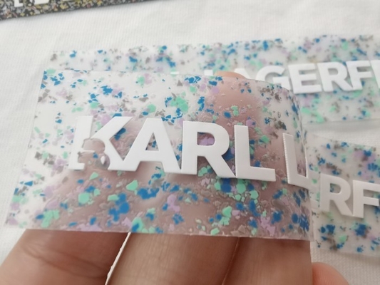 Sablon Silicone Patch, Label Garmen Perpindahan Panas Warna Pantone