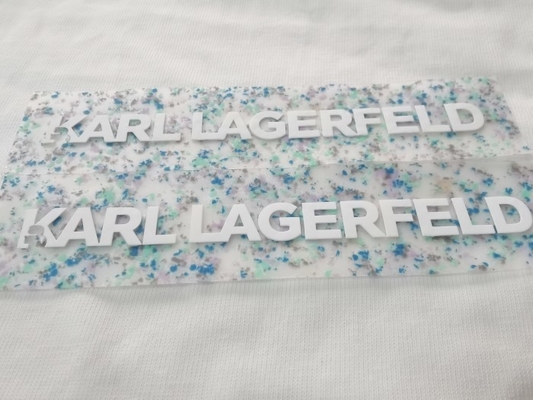 Sablon Silicone Patch, Label Garmen Perpindahan Panas Warna Pantone