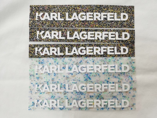 Label Transfer Panas Silikon Warna Pantone Terbuat Dari Bahan Yang Dapat Didaur Ulang