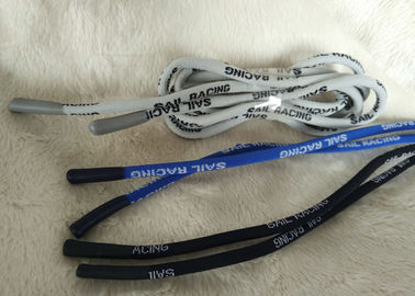 Handmade Shiny Silicone Ending Rubber Zipper Puller Dengan String Polyester 3mm