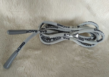 Soft / Matt Silicone Ending Zipper Cord Dengan String Cotton 2.5mm