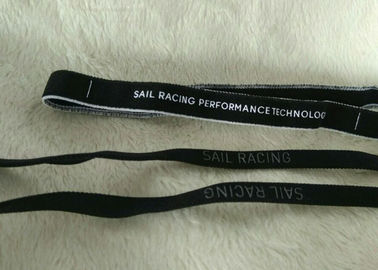 Label Pelapisan Silicone Shiny Silicone Eco-Friendly yang Ramah, Tape Elastis Nylon 10mm Nylon