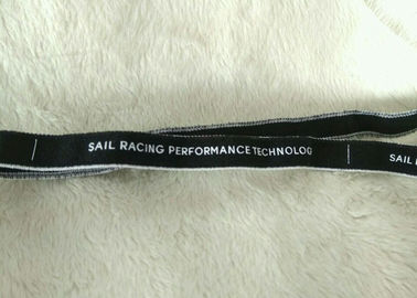Label Pelapisan Silicone Shiny Silicone Eco-Friendly yang Ramah, Tape Elastis Nylon 10mm Nylon
