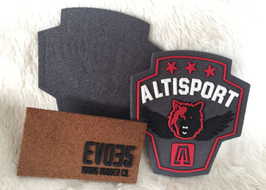 Fashionalbe Custom 3D Rubber Logo Patches, Injection Sew On T Shirt Patch