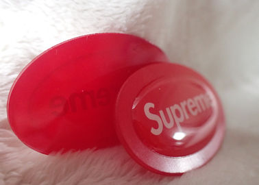 Transparan TPU Soft Embossed 3D Rubber Logo Patches Untuk Topi / Sepatu