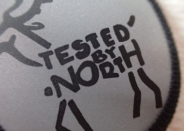 Bags / Luggage 3M Reflective Screen Printing Label Dengan Logo Kustom