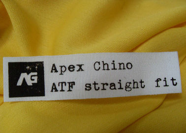 100% Polyester / Cotton Decorative Clothing Patches Dengan Custom Logo Printing