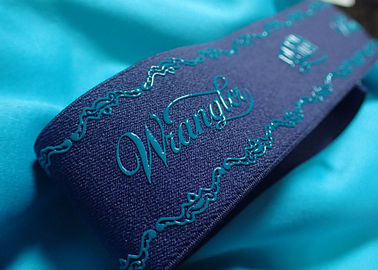 Custom Logo dan Non-slip Silicone Elastic Tape untuk Jaket Pelapis Garment