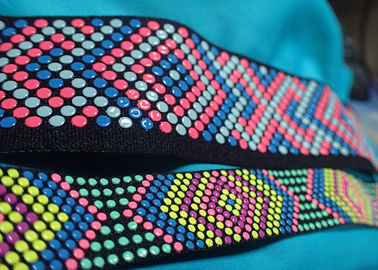 Custom Logo dan Non-slip Silicone Elastic Tape untuk Jaket Pelapis Garment