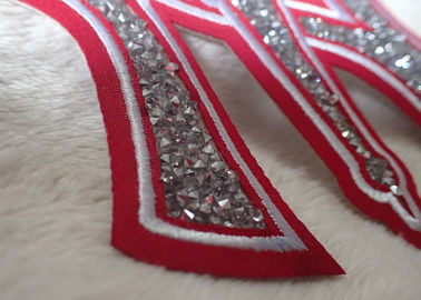 Besi Pada Backing Stone Custom bordir Patch Dengan Handmade