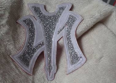 Besi Pada Backing Stone Custom bordir Patch Dengan Handmade