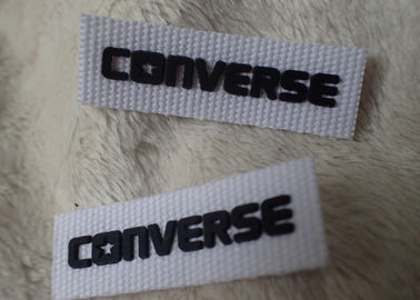 Converse 3D Silicone Logo Patches Black Soft Untuk Label Baju Pakaian