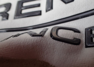 Efek 3D TPU Heat Transfer Label Pakaian, High Frequency Patch Dengan Embossing Logo Untuk Disesuaikan