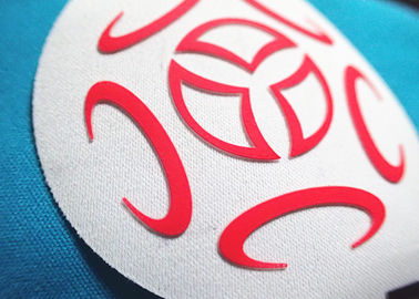 Kustom LOGO 3D timbul besi silikon PVC pada pencetakan patch label perpindahan panas