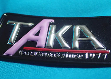 High Frequency Patch Dengan Embossed Logo, Customized 3D Effect TPU Heat Transfer