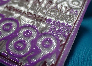 Bahan Silicone Custom Design Pvc Cloth Label, 3D Decorative Patches untuk Jaket