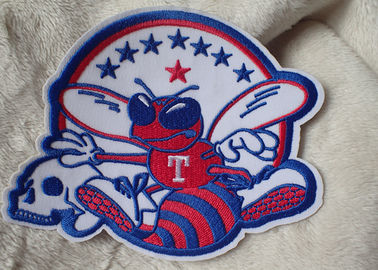 3D dicuci Custom bordir Heat Transfer Patch untuk Ski-Wear
