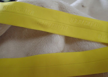 25mm Jacquard Elastic Tape Dengan Embossing Logo Untuk Outdoor Wear