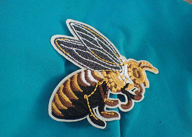 Woven Custom Clothing Patch, Pink Lovely Band Bordir Patch untuk Pakaian Bayi