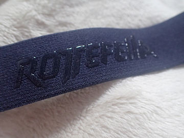 30mm Custom Logo Silicone Rubber Strip / Non Slip Elastic Band