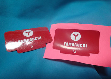 High Temperature Custom Clothing Patch, Handmade Screen Printing Label Untuk t Shirt