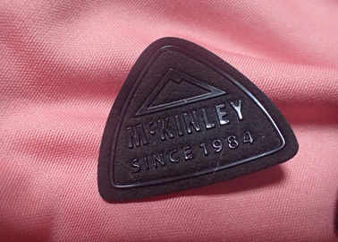 Eco-Friendly Raised Plastic 3d Custom Clothing Patches OEM / ODM