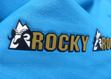 Patch Baju Kustom Tahan lama, Label Transfer Panas Karet Pvc