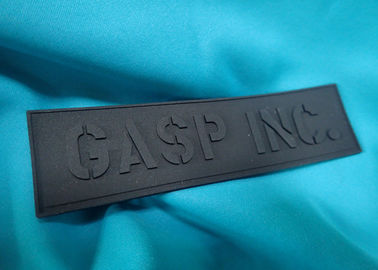 Fashion Custom Clothing Patches Untuk Pakaian, Karet Silicone 3d Rubber Patch