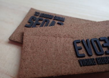 Logo Personalised Garment Leather Patch Label Patch Kulit Jeans Timbul Kustom