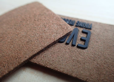 Logo Personalised Garment Leather Patch Label Patch Kulit Jeans Timbul Kustom