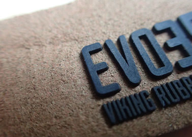 Logo Personalised Garment Leather Patch Label Patch Kulit Jeans Timbul Kustom