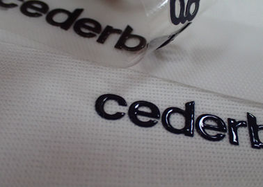 Layar Cetak High Density Fleksibel Heat Transfer Label Dengan Logo Nama Kustom