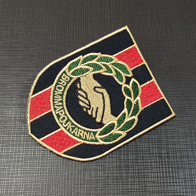 OEM Harga Pabrik penuh diukir pada kain Patch untuk pakaian
