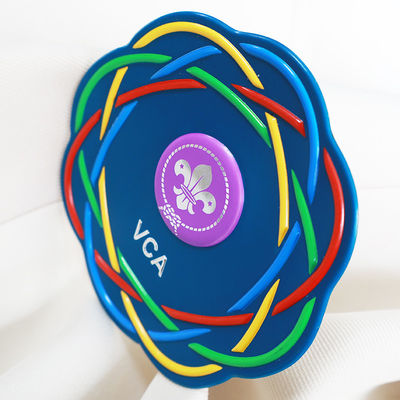 Custom 3d TPU logo yang ditinggikan Personalized Printed Custom Badge Untuk Pakaian