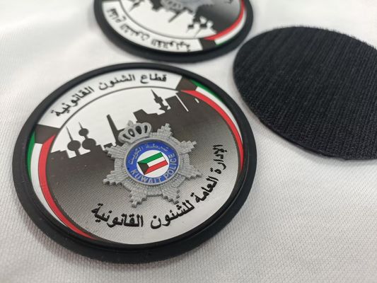 3d Raised Logo Silikon Label Bisnis Custom Personalized Printed
