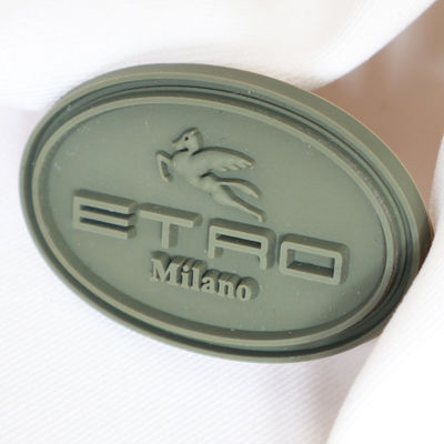 3d Raised Logo Silikon Label Bisnis Custom Personalized Printed