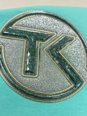 Label Transfer Panas TPU Khusus 3d Patch Karet Label Tpu Lembut untuk Pakaian