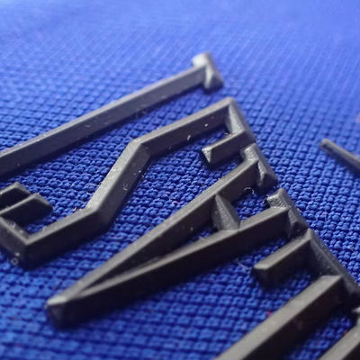 3D Printing Silikon Transfer Panas Logo Pakaian Label Silikon Badge