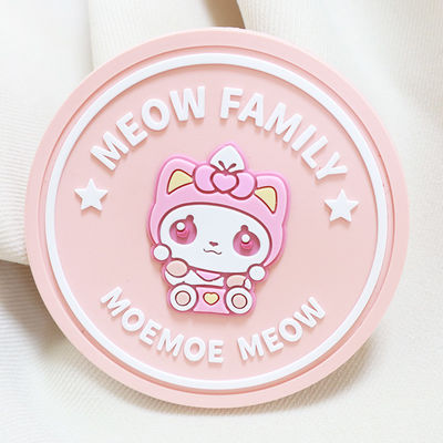 3D Sewing Patch Silicone Ironing Badge Professional Silicone Clothing Badge untuk Pakaian